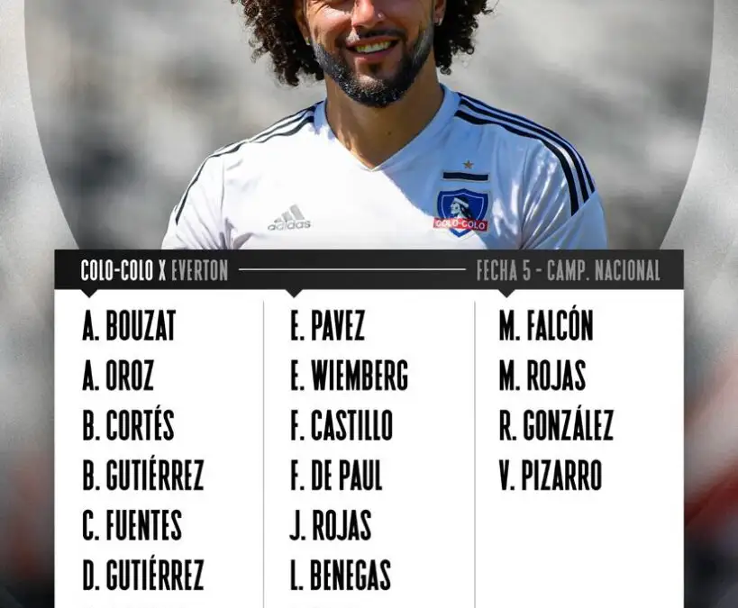 Lista de citados de Colo-Colo para enfrentar a Everton de Viña del Mar.