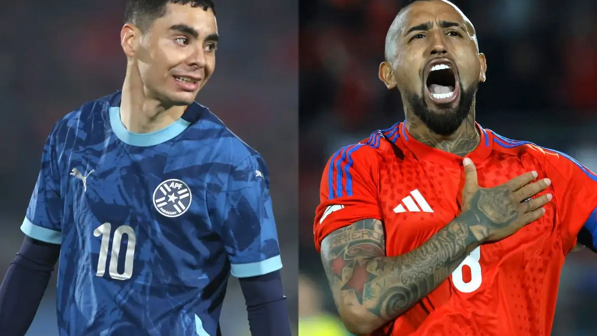 Selección Chilena vs Selección de Paraguay.