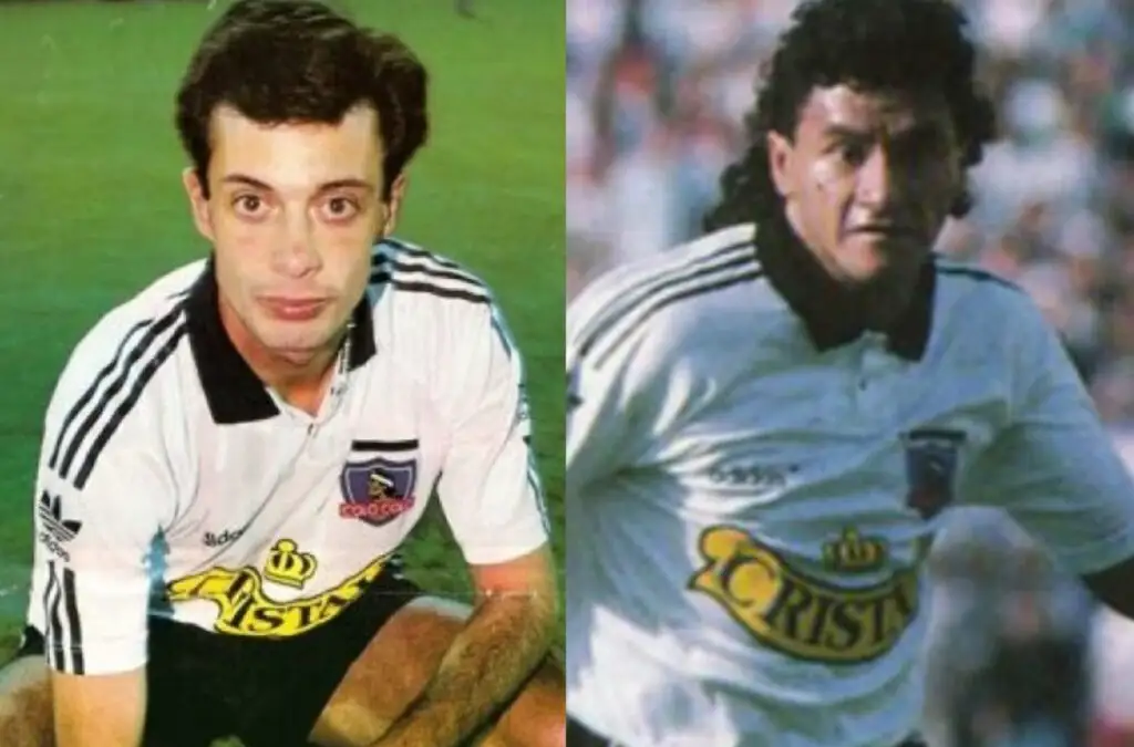 Marcelo Fracchia y Marco Etcheverry jugaron junto en Colo-Colo durante 1994.