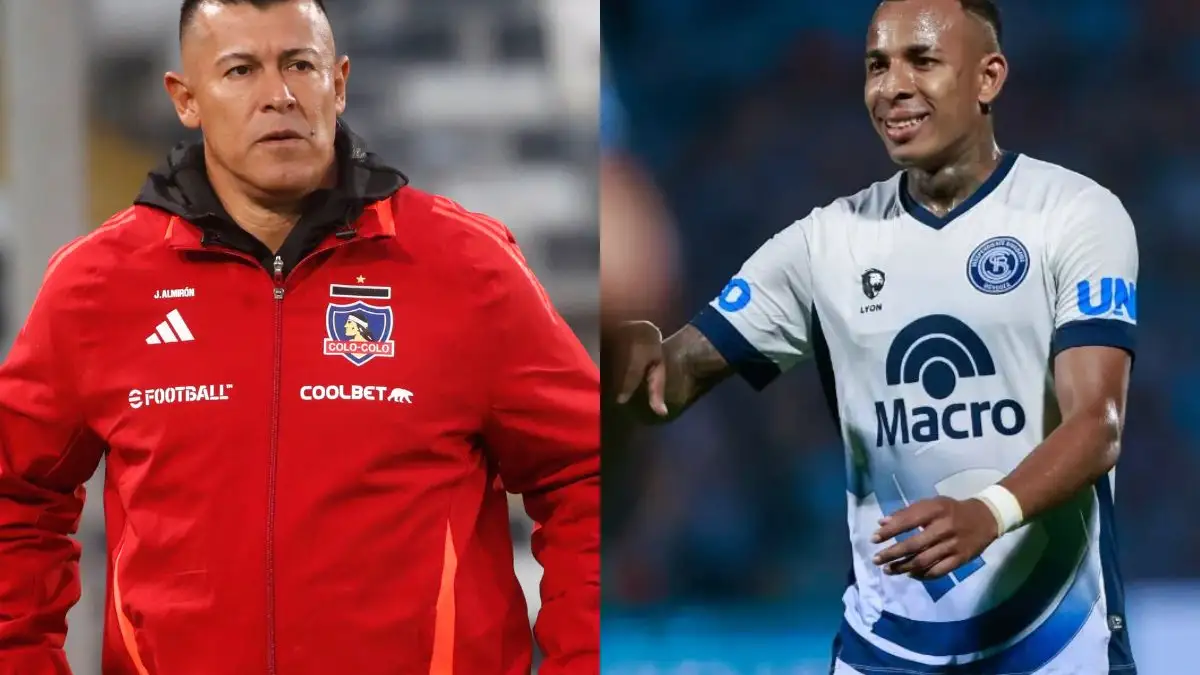 Jorge Almirón y Sebastián Villa.
