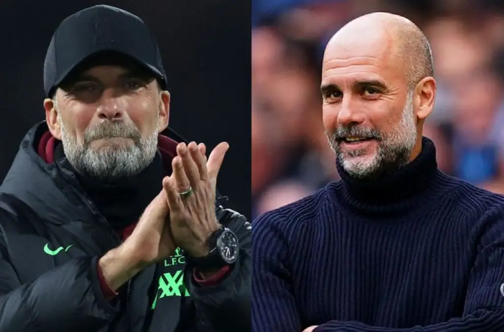 Pep Guardiola y Jürgen Klopp