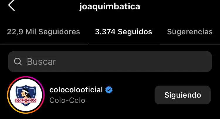 Captura de pantalla de los seguidores de Joaquim Batica, representante de Joel Campbell.