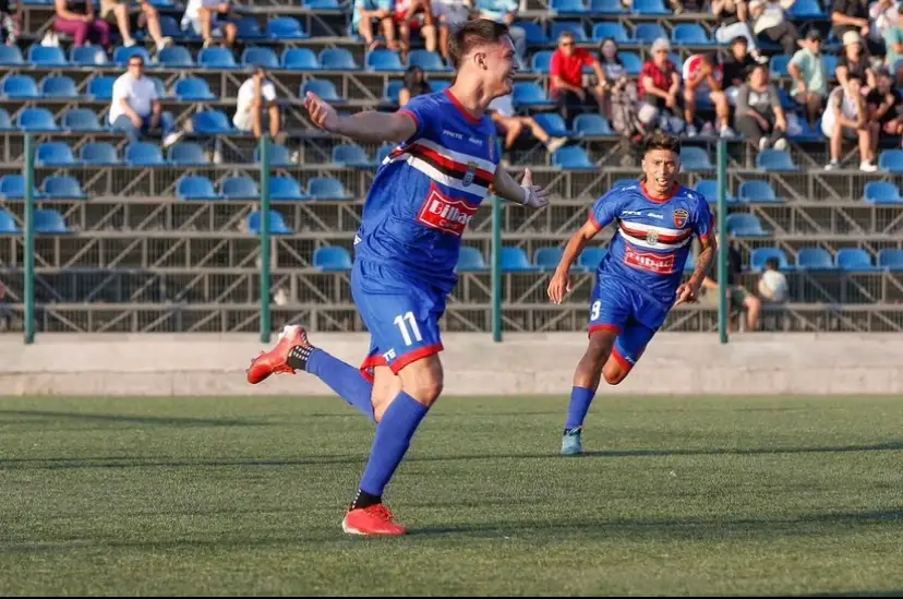 Juan Sebastián Ibarra volvió a anotar con la camiseta del Real San Joaquín.