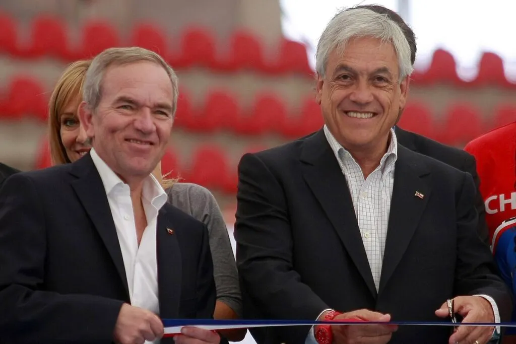 Gabriel Ruiz-Tagle y Sebastián Piñera.