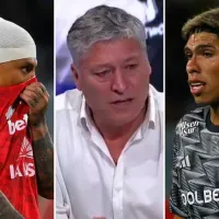 Patricio Yáñez lanza suave improperio a Carlos Palacios y Patricio Rubio tras su absurda expulsión