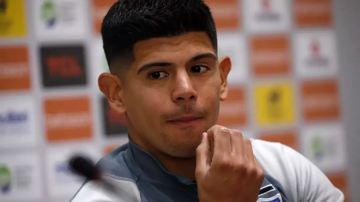 Esteban Pavez habló fuerte en conferencia de prensa.