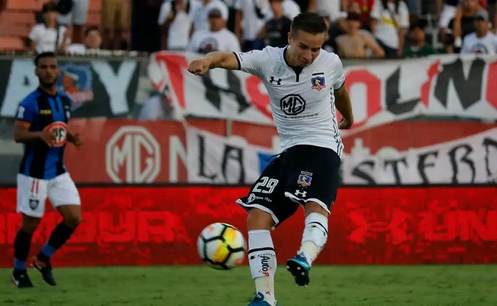 Benjamín Berríos jugó en Colo-Colo entre 2017 y 2018.