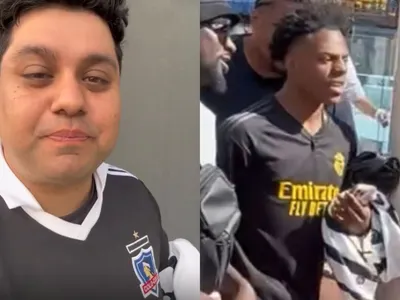 [VIDEO] Locura total: Hincha albo se la juega regalándole una camiseta de Colo-Colo a Speed