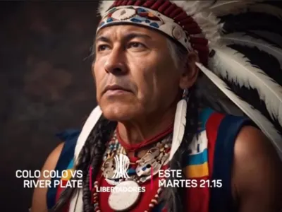 Como película del viejo oeste: Desde Argentina lanzan llamativo anuncio del partido Colo-Colo vs River Plate