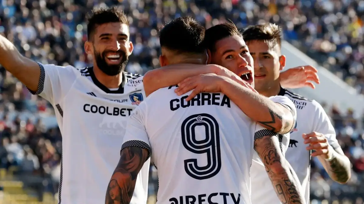 Colo-Colo en el triunfo frente a Everton de Viña del Mar.