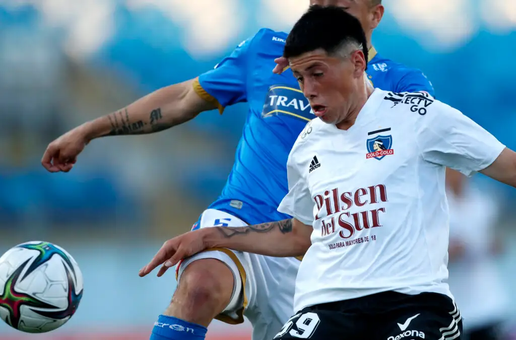 Francisco García jugando por Colo-Colo.