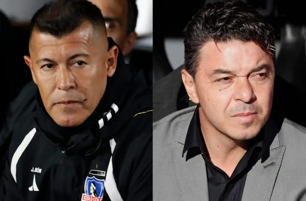 Jorge Almirón y Marcelo Gallardo.