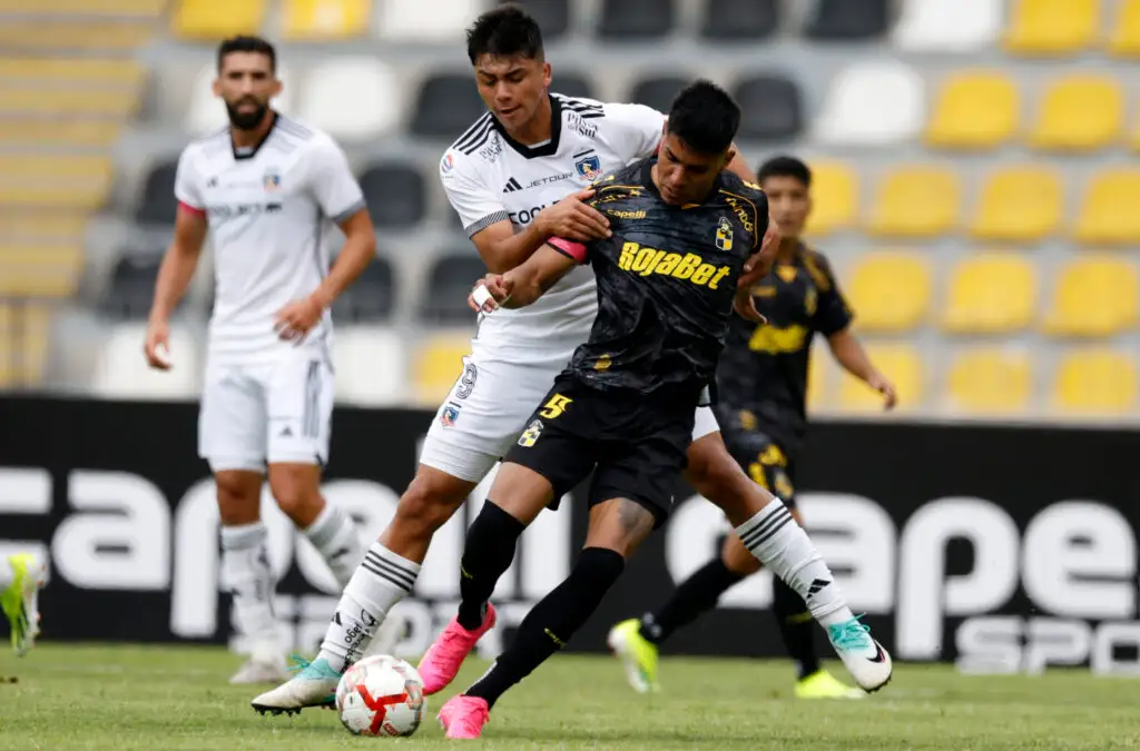 Dylan Escobar en el compromiso entre Coquimbo Unido y Colo-Colo