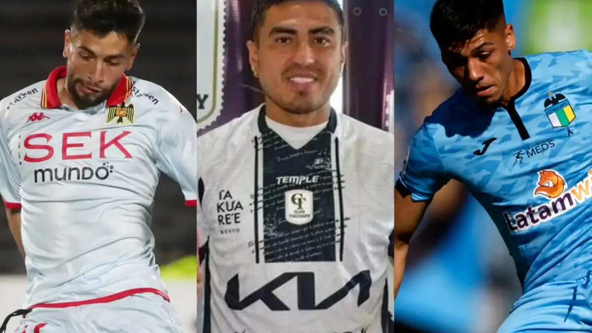 Jeyson Rojas, Darío Lezcano y Pedro Navarro.