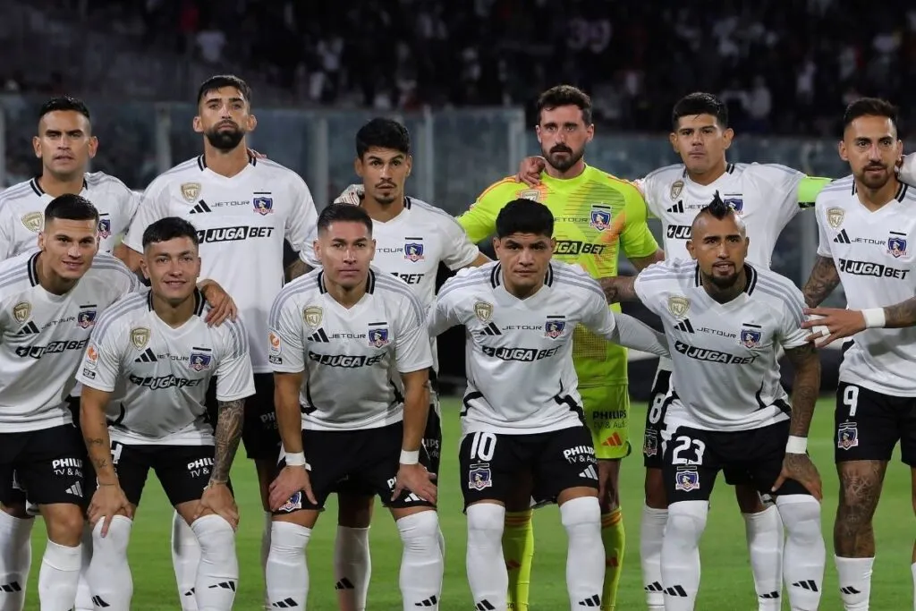 Formación de Colo-Colo frente a Wanderers