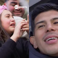[VIDEO] Hasta las lágrimas: El gesto de Esteban Pavez que emocionó a pequeña hincha de Colo-Colo