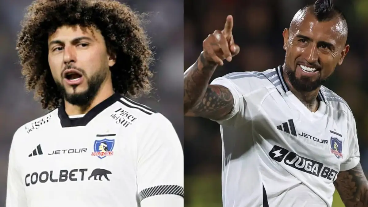 Maximiliano Falcón y Arturo Vidal.