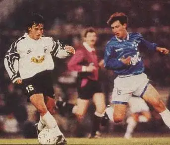Fabián Estay jugó por Colo-Colo en 1995.