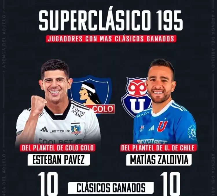 Publicación de La Arenga del Abuelo sobre el Superclásico entre Colo-Colo y Universidad de Chile.