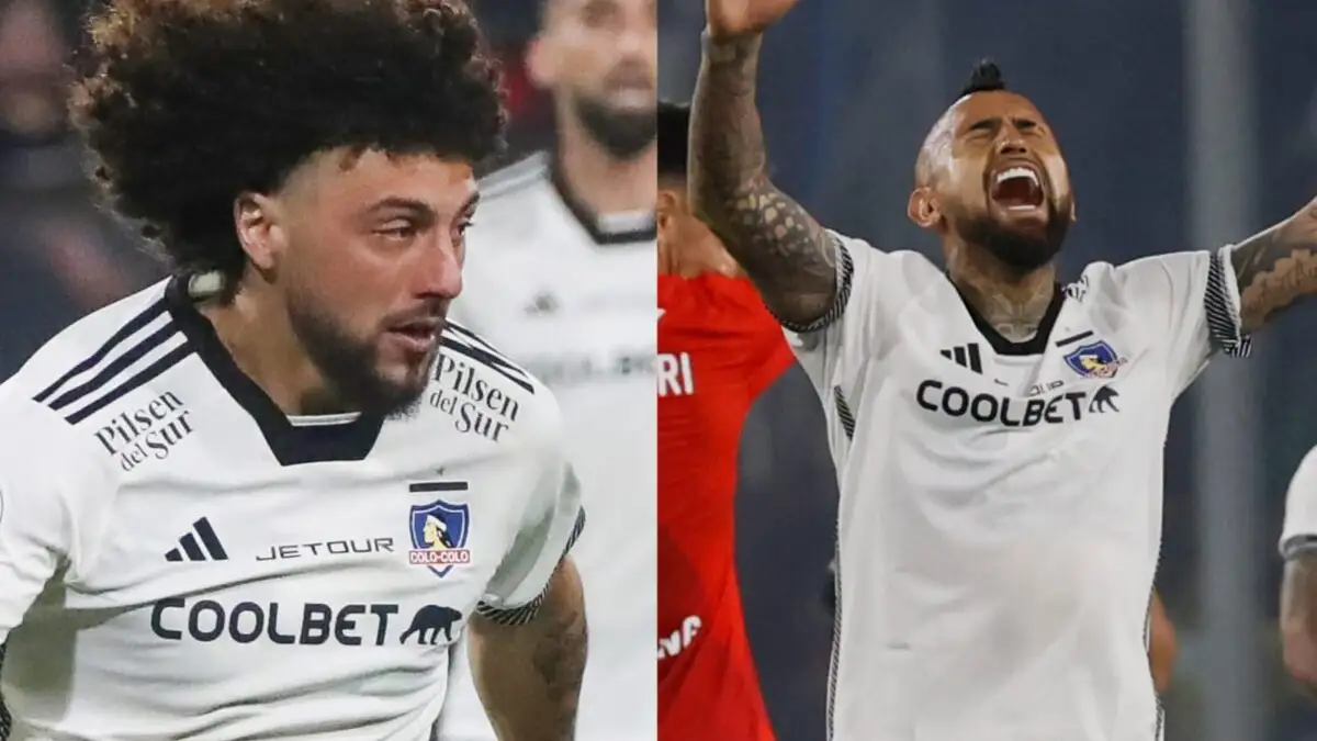 Maximiliano Falcón y Arturo Vidal.