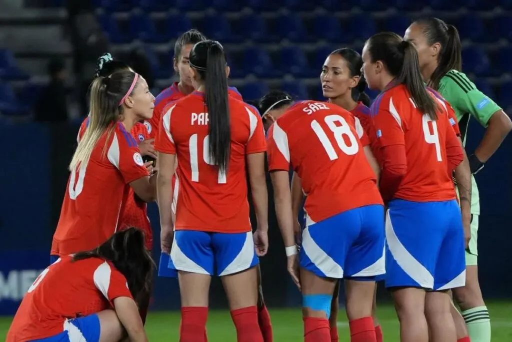 Selección Chilena Femenina durante su participación en la Copa América.