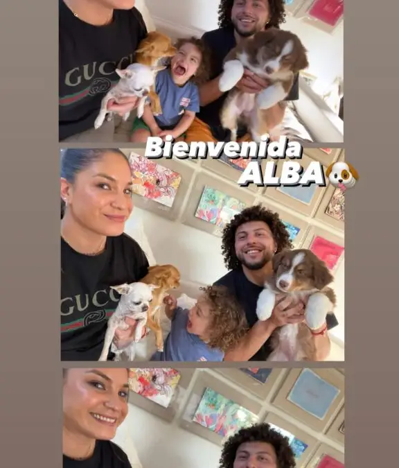 Maximiliano Falcón y Florencia Pouso mostraron a la nueva integrante familiar.