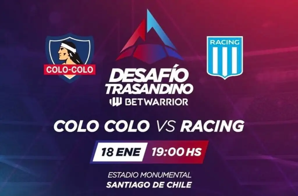 El afiche oficial del duelo ante chilenos y argentinos.