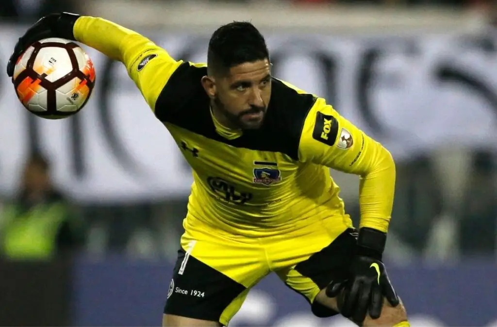 Agustín Orión jugó en Colo-Colo entre 2017 y 2019.