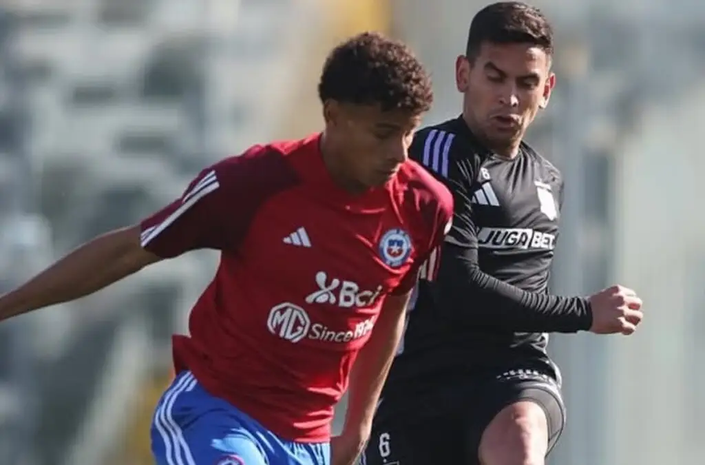 El zaguero albo dijo presente en el amistoso ante La Roja Sub-20.