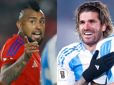 [VIDEO] Pasó desapercibido: El desprecio de Arturo Vidal a Rodrigo De Paul en el duelo de La Roja vs Argentina
