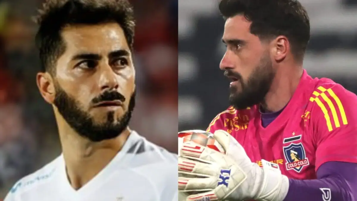 Primer plano a Johnny Herrera y Fernando de Paul.