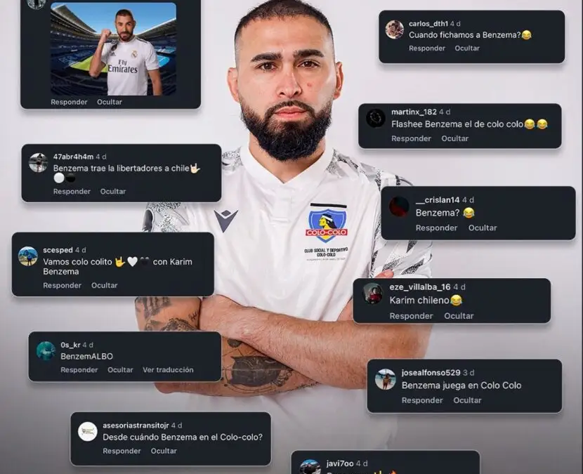 Cristián Arredondo fue comparado con Karim Benzema.