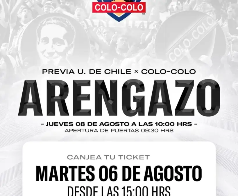 Arengazo previo al Superclásico.