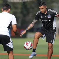 Bajo el intenso calor de Santiago: Así fue el primer día de Darío Lezcano como jugador de Colo-Colo