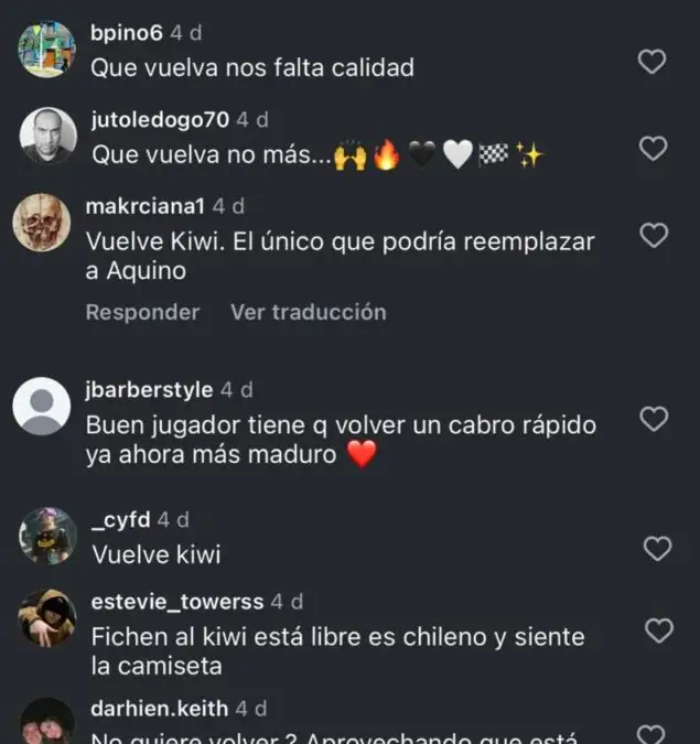 Hinchas de Colo-Colo pidieron el regreso de Marco Rojas.