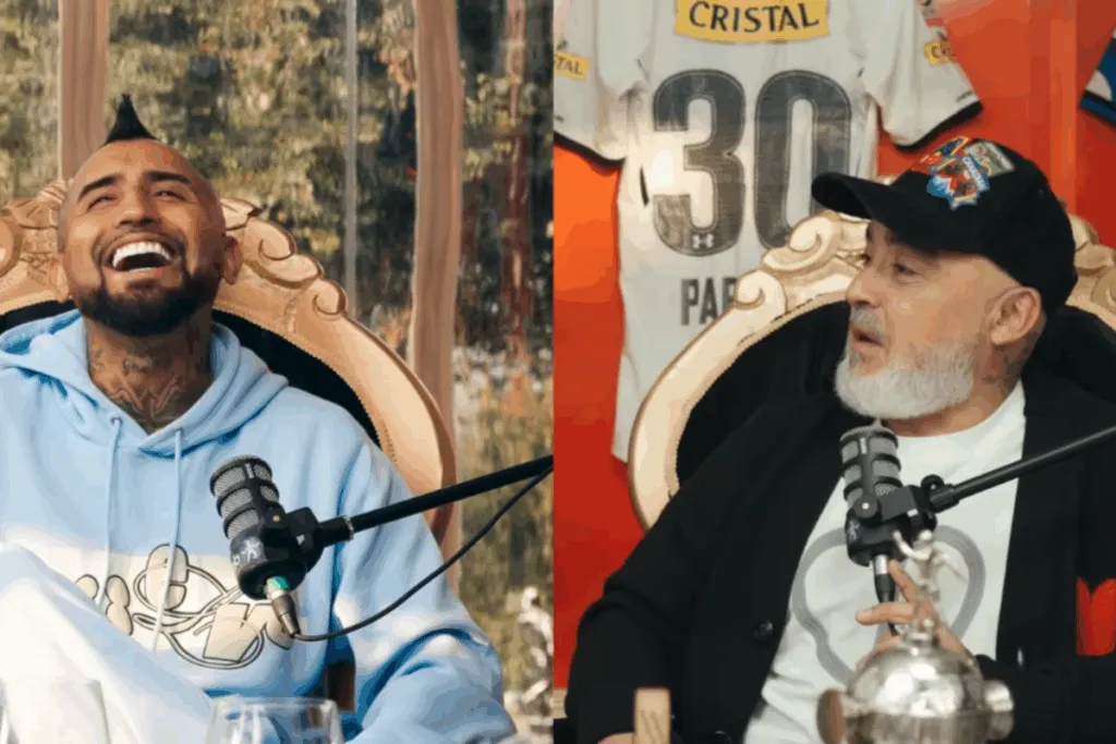 Vidal y Ramírez en el podcast del 'King'.