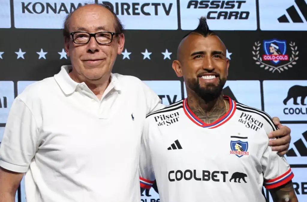 Alfredo Stöhwing y Arturo Vidal