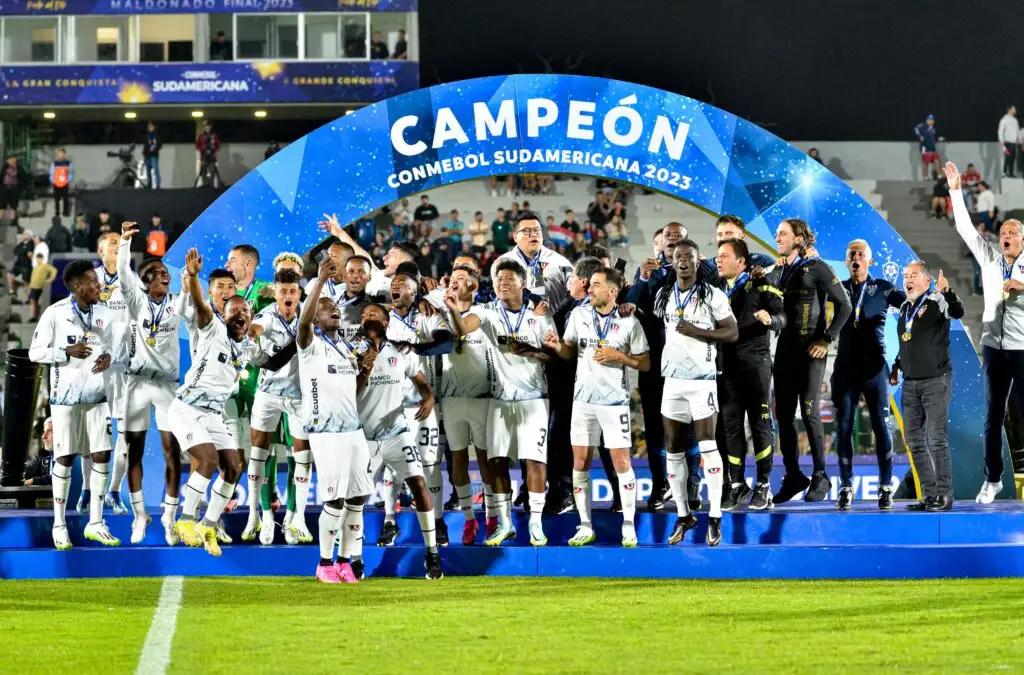 LDU le ganó la final de la Copa Sudamericana 2023 a Fortaleza.