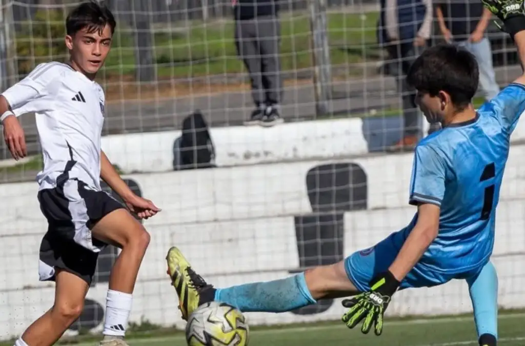 Bautista Correa convirtió dos goles en la goleada de Colo-Colo Sub 14 sobre Unión San Felipe.