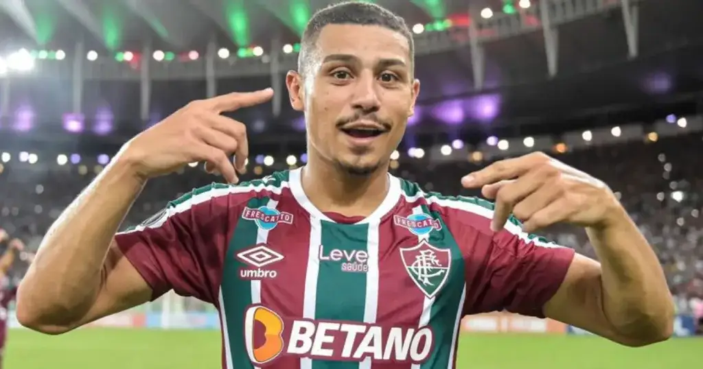 André es el jugador más valorado de Fluminense.