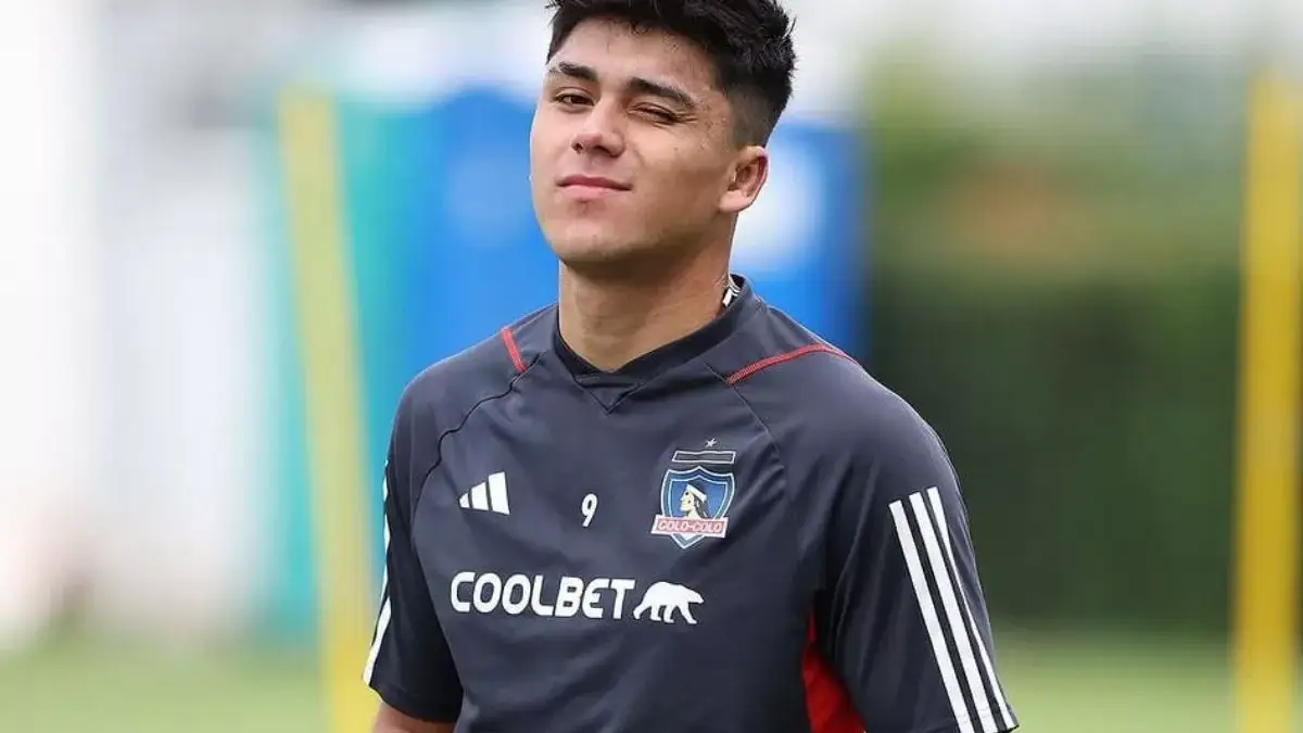 Damián Pizarro en Colo-Colo este 2024.