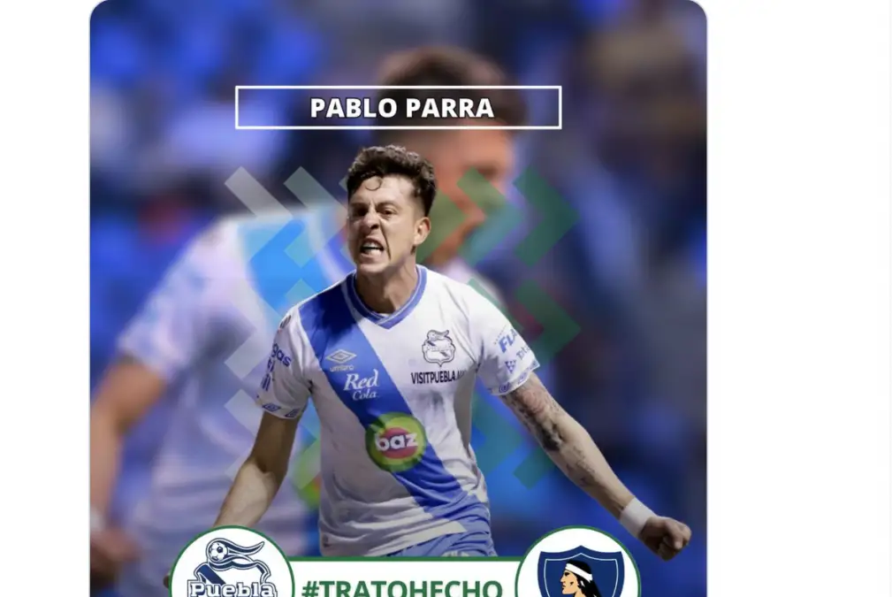 César Luis Merlo confirmó el fichaje de Pablo Parra en Colo-Colo.