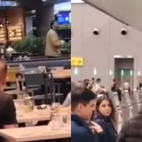 [VIDEO] Tras su suspensión: Captan a Jorge Almirón siguiendo el partido de Colo-Colo desde un aeropuerto
