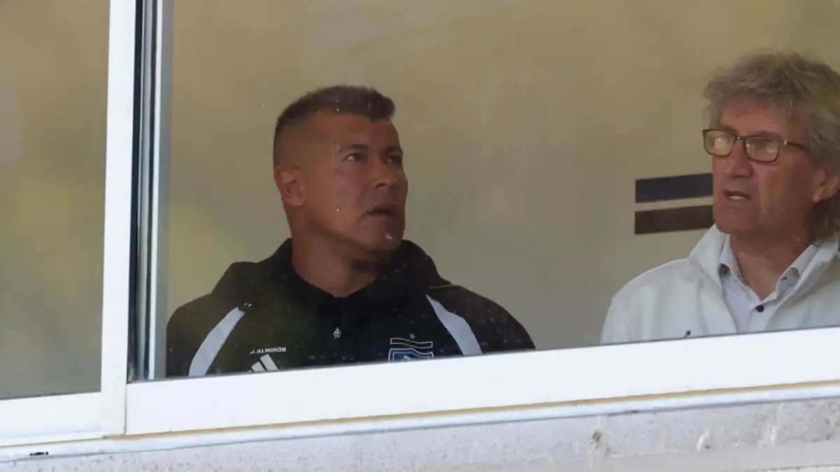Jorge Almirón en el duelo frente a Huachipato.
