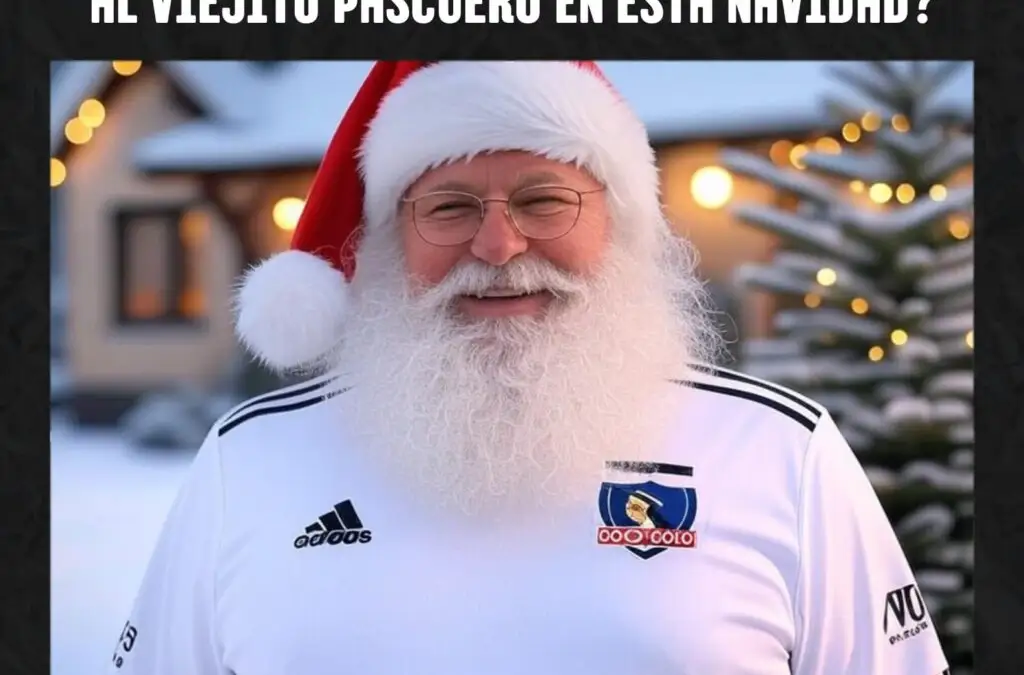 Viejito pascuero Colo-Colo.