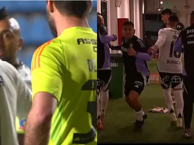 [Video] Continuó en el túnel: El feroz cruce entre Arturo Vidal y Fernando de Paul tras empate de Colo-Colo
