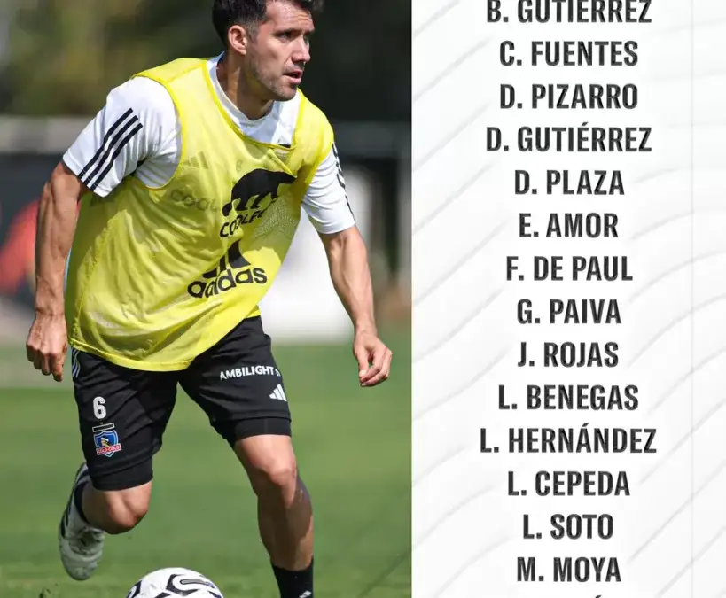 Guillermo Paiva entró en la convocatoria de Colo-Colo para enfrentar a O’Higgins.