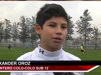 [VIDEO] Crack desde pequeño: El registro donde Alexander Oroz la rompe en la Sub-12 de Colo-Colo