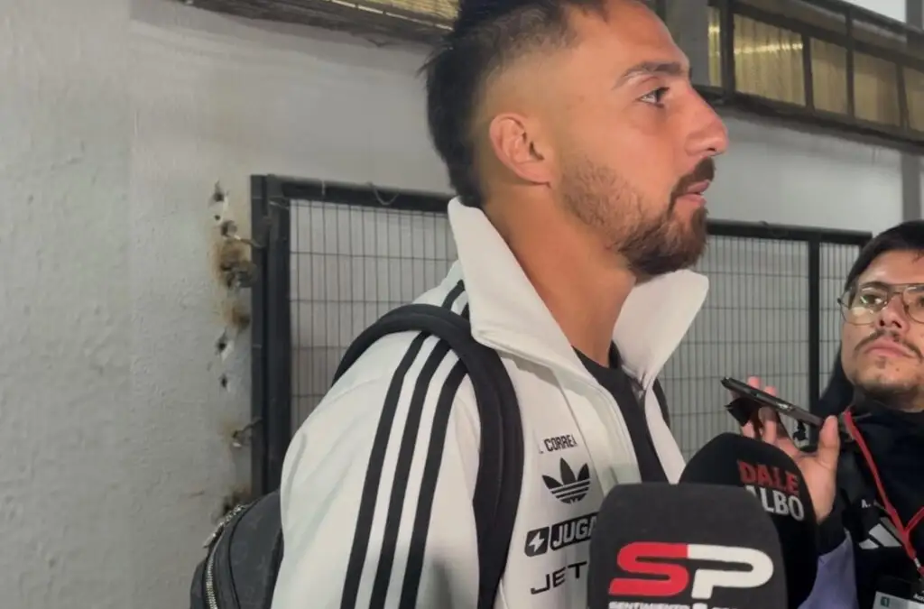 Javier Correa fue uno de los jugadores de Colo-Colo que se enfrascó en una discusión con la prensa.