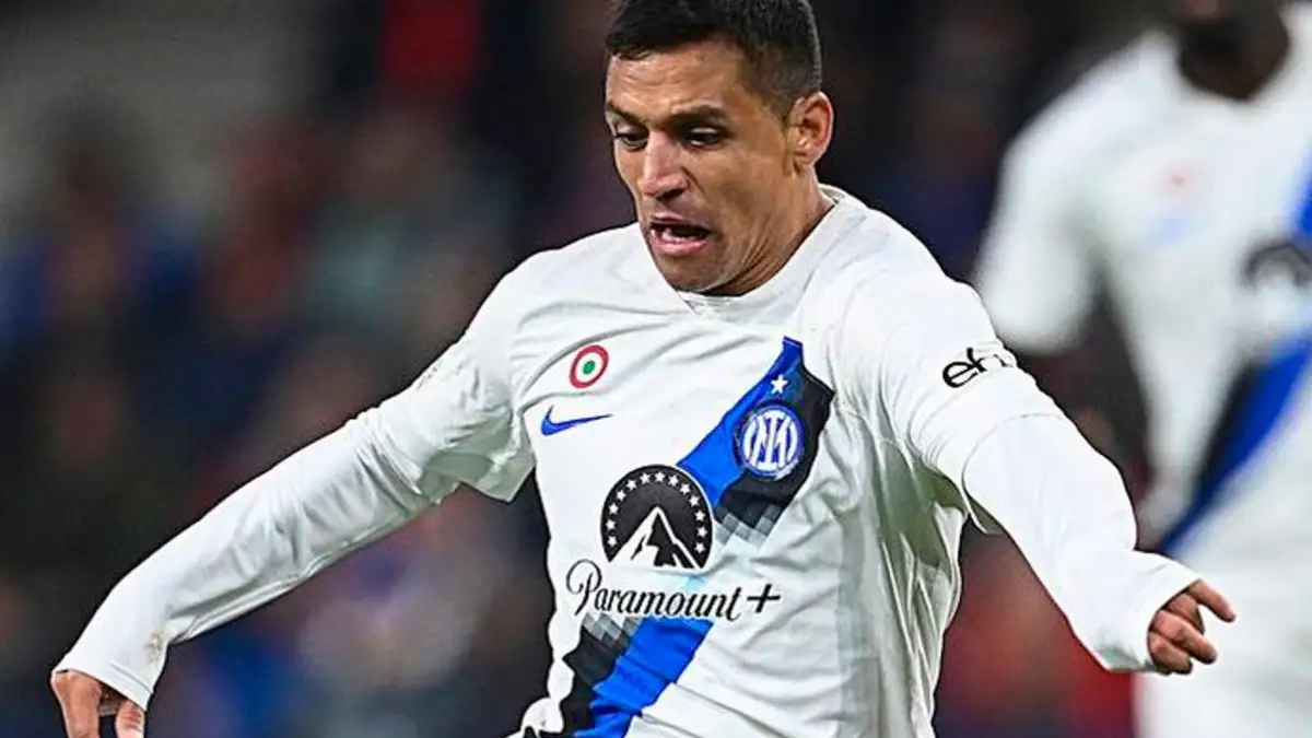 Alexis Sánchez juga poco y nada en el Inter de Milán